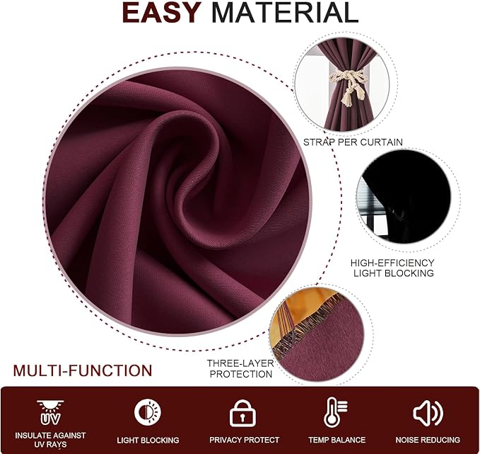 Self Adhesive Curtains, No Drilling Curtains, Easy Installation - Image 5