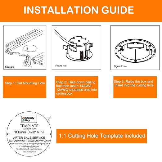 CLOUDY BAY Round Electrical Box, Old Work Junction Box, Ceiling Box, 18 Cubic - Image 5