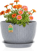 WSMKSZ 12 Inch Wide Water Ripples Flower Pots by WSMKSZ