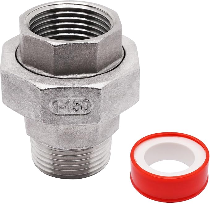1Pcs Cast Pipe Fittings Union, Class 150 by SWZHAI