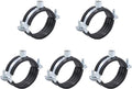 5 PCS Split Ring Pipe Hanger Heavy Duty Adjustable Pipe Bracket Clamp Wall by Choosewhatyouneed