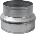 6" to 5" Inch Male-Fit Galvanized Steel Round Duct Reducer by ECOPROVENT