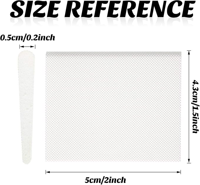 Zonon 8 Pcs Door Corner Seals Foam Traditional White | Self-adhesive Backing - Image 2