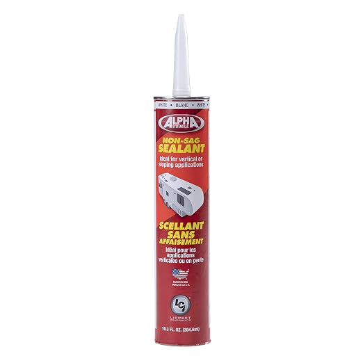 1010 Non-Sag Sealant for 5th Wheel RVs, Travel Trailers and Motorhomes by Lippert