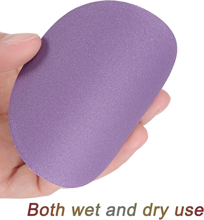 uxcell 20Pcs 3-Inch Purple Sanding Discs 320 Grits Hook and Loop Professional - Image 3