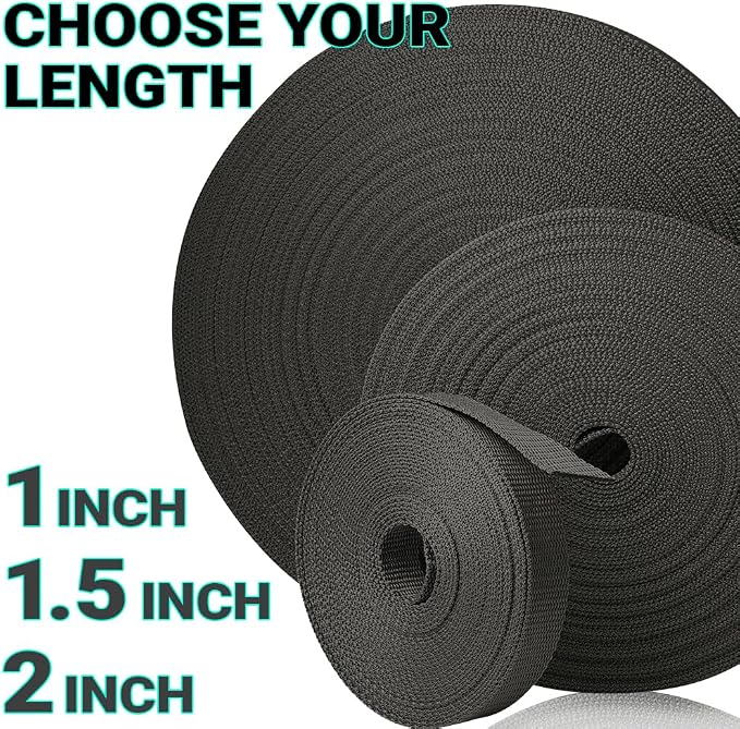 Webbing Strap, 3/4" to 2", 10-50 Yds, EDC gear, backpack repair and pet dog - Image 9