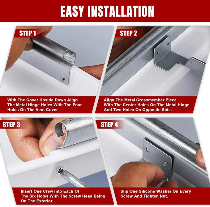 Jack Boss 2 Pack Set RV Vent Covers - Image 4