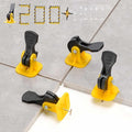 Tile Leveling System 1/8 Kit Tile Spacers, Tlies Tools Leveling Clips by FACITE