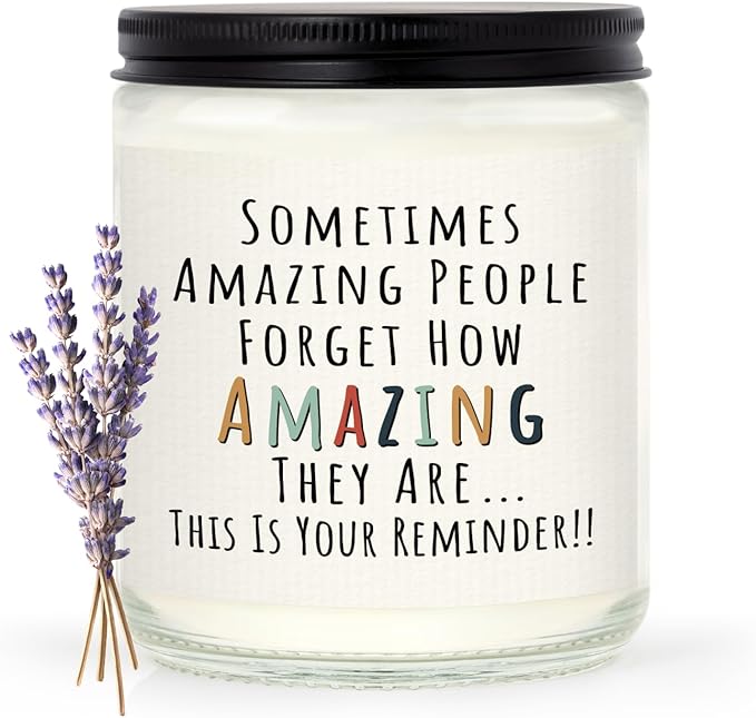 Craftique Gifts for Women, Birthday Gifts for Women- You're Amazing Candle | by Craftique