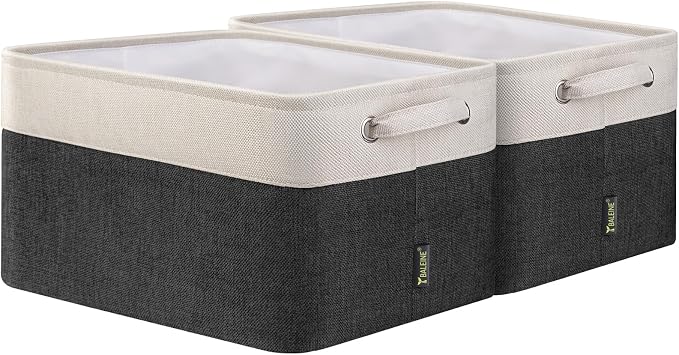 BALEINE 2 Pack Fabric Closet Storage Bins by BALEINE