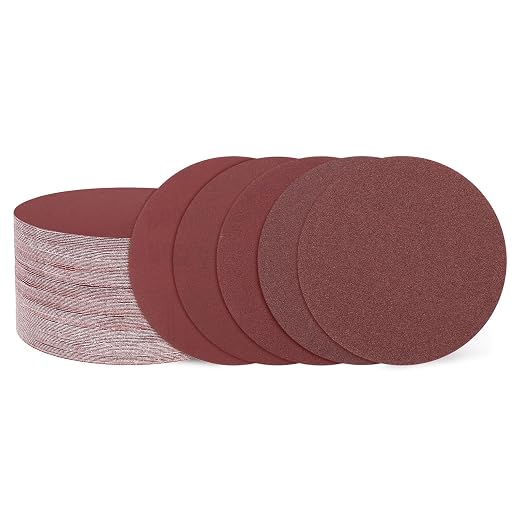 HARFINGTON 74Pcs 5Inch Sanding Disc Hook & Loop Sandpaper Aluminum Oxide | by HARFINGTON