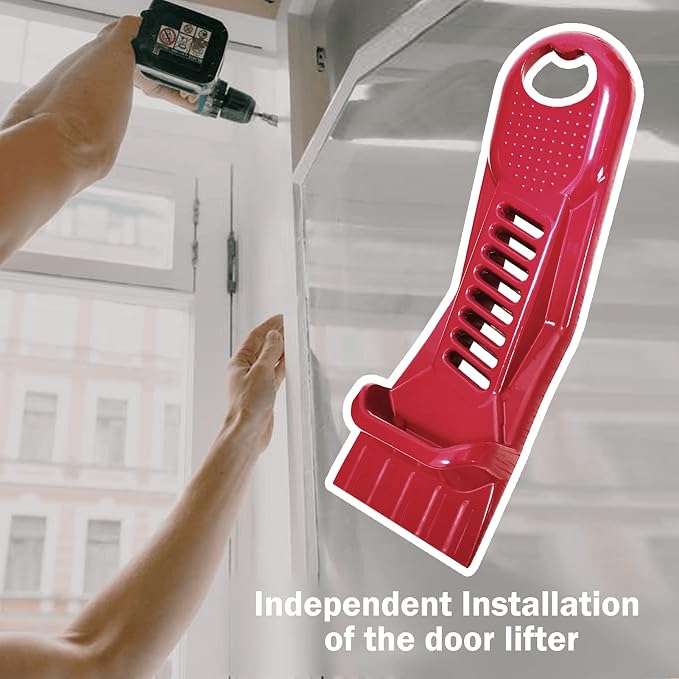 Drywall Panel Lifter, Door Hanging Tool, Edge Rasp, Bottle Opener - Image 5