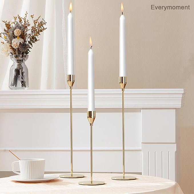 Everymoment White Taper Candles - Image 4