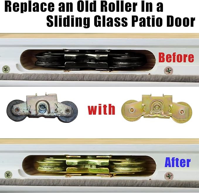 Andersen Patio Sliding Door Tandem Roller Assembly | Compatible - Image 5