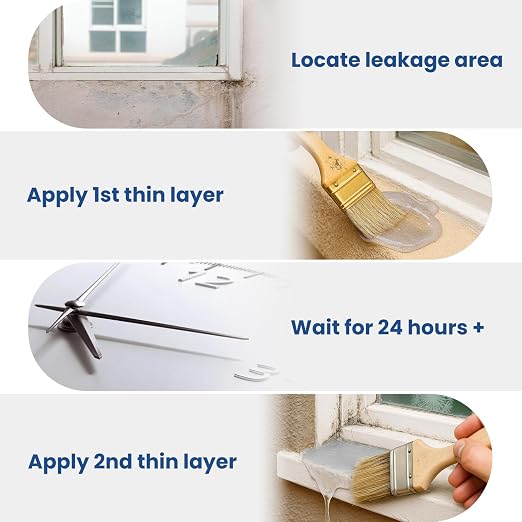 Clear Waterproof Sealant – Water-Based Transparent Waterproof Coating Acrylic - Image 7
