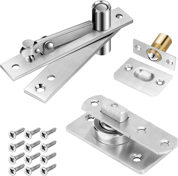 330 LBS Pivot Hinge Set with Door Catch by HBL