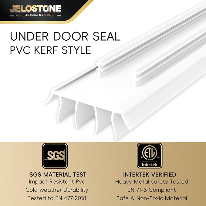 2-Pack 36" Kerf-in Door Bottom Seal Replacement, SGS Tested - Image 3