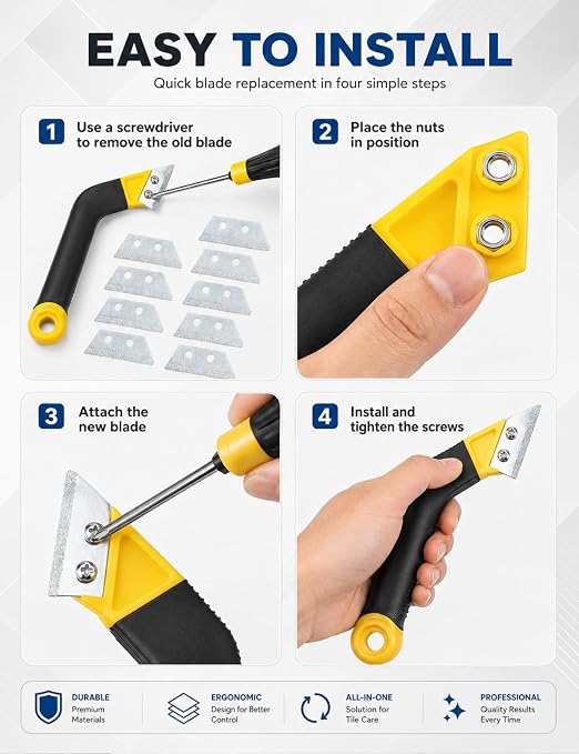 18 Pcs Professional Grout Float Sets - Image 6