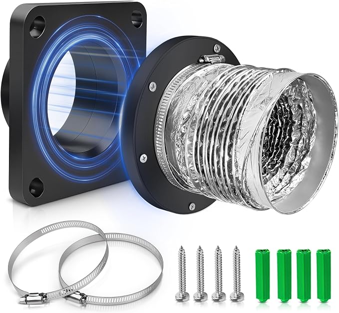 Magnetic Dryer Vent Coupler Strong Magnetic Self-connection，Magnetic Dryer Vent by FRECCU