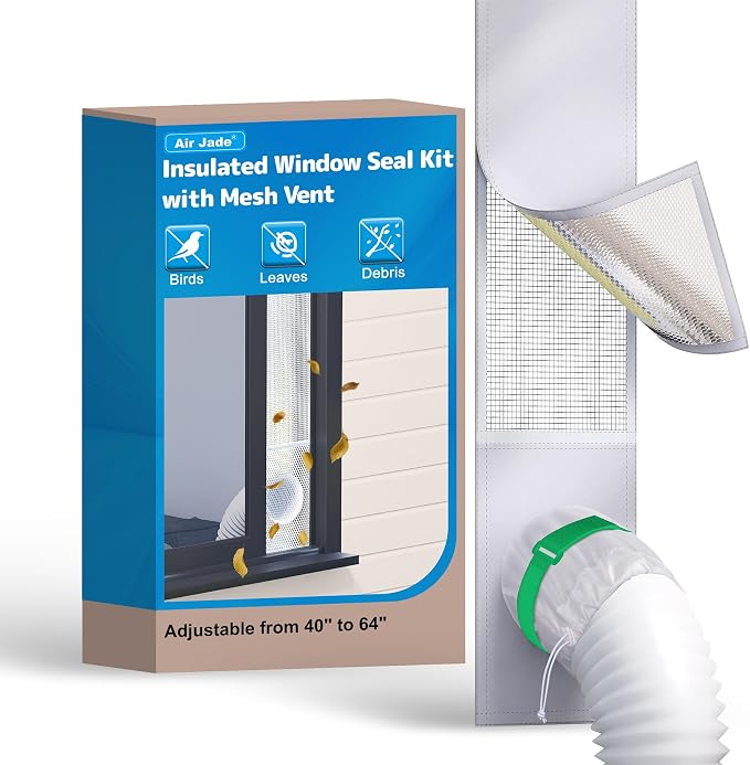 Air Jade Portable Air Conditioner Window Kit, Insulated Window Seal Kit by AirJade