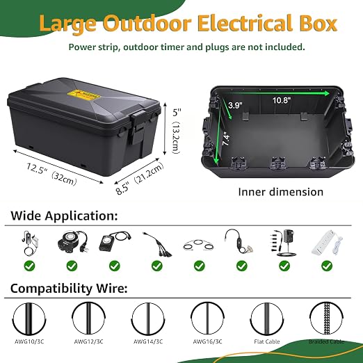 Large Outdoor Waterproof Electrical Box - Image 7