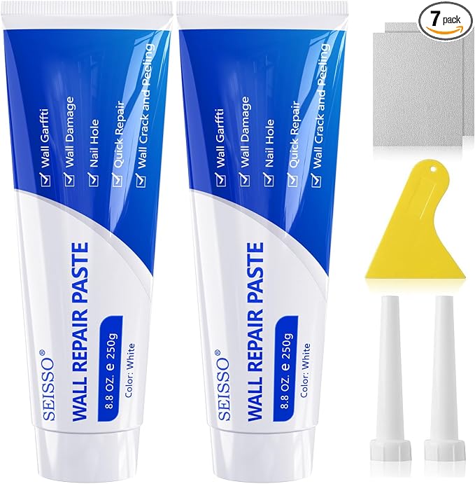 SEISSO Drywall Repair Kit, 500 g Wall Mending Agent- 2 Pack, Wall Spackle by SEISSO