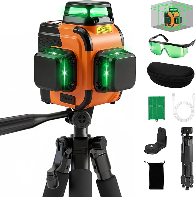 3x360° Lasers Level 2 Second Self Leveling by Ludotline