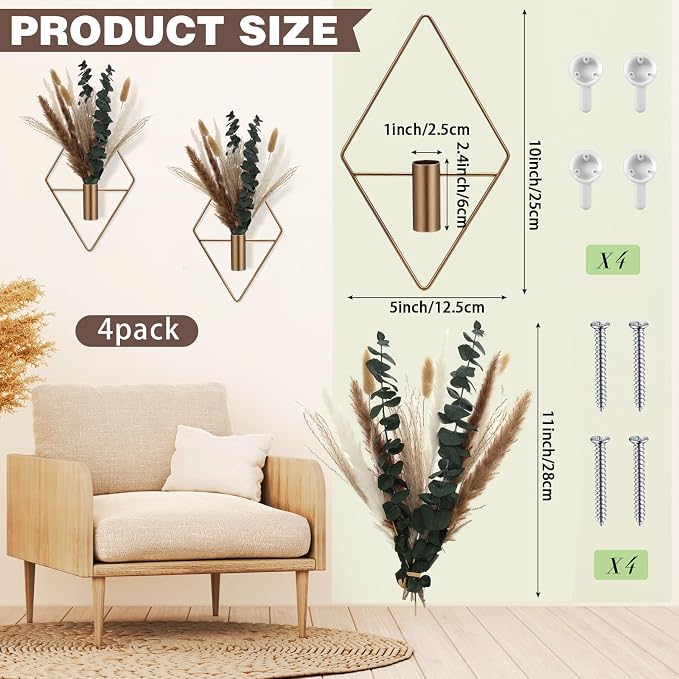 Jexine 8 Pcs Hanging Planters - Image 2