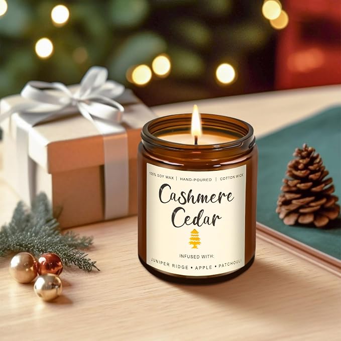 Candles for Home Scented, 6 x 7 oz Soy Wax & 150 Hours Long Lasting Fall Candles - Image 9