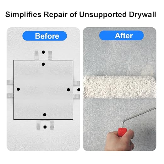 Fabater Drywall Repair Clips, 10 Pack Drywall Fastener Clip - Image 4