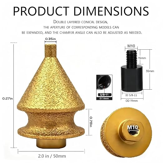 4-in-1 Diamond Chamfer Bit Kit - Image 2