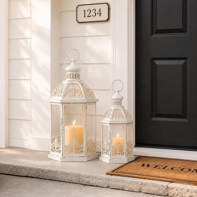 Lanterns Decorative Outdoor&Indoor, Candle Holder - Image 4