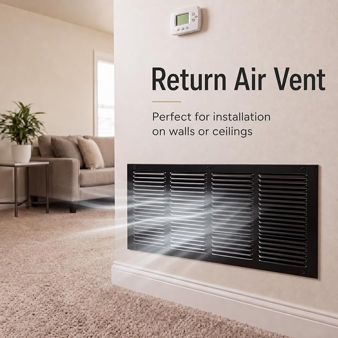 Black 2 Pack Ceiling Vent Cover - Image 5