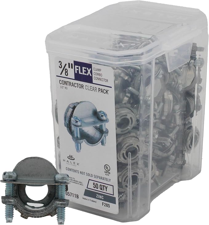 Halex 3/8 in. Clamp Type Connector by Halex