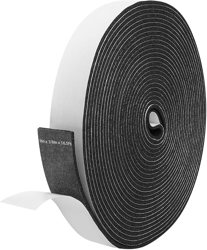 Storystore Self Adhesive Foam Weather Stripping, Noise Reduction & Gap Sealing by Storystore