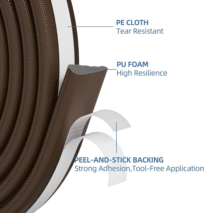 196”Wedge Weather Stripping Door Seal Strip - Image 7