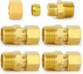 ChillWaves Brass Compression Tube Fitting, 1/2" OD x 1/2" NPT Male Compression by VisittheCHILLWAVES