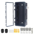 Electrical Junction Box, IP67 Waterproof Outdoor Box ABS Plastic Enclosure by Qukipet