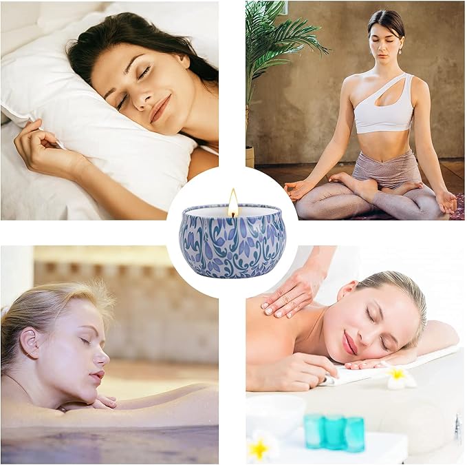 2 Pack Scented Candles, 2.5 oz Aromatherapy Candles - Image 5