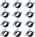 uxcell 12 Pcs Split Ring Pipe Hanger, 40mm/1.6inch Adjustable Pipe Bracket by uxcell