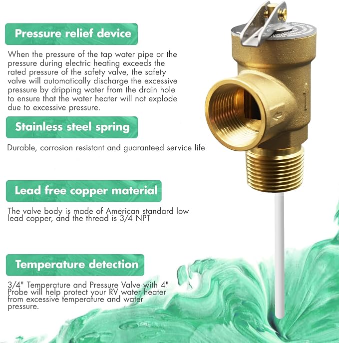 VAV 3/4" T&P Relief Valve, 150 PSI, CSA Listed - Image 5