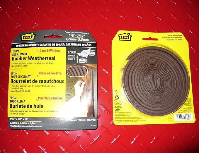 All Weather EPDM Rubber weatherstripping, P Seal Door Seal - Image 8