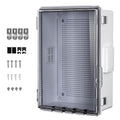 ABS Electrical Junction Box, Ventilated Design, Cable Grommets, IP65 Waterproof by ANIMACYN