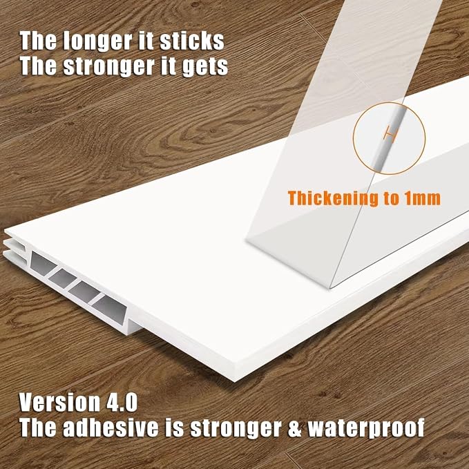 Suptikes 4 Pack Door Draft Stopper, Weather Stripping Draft, Door Bottom Seal - Image 7