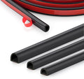 Ravinte Weather Stripping Door Seal Strip, 23 FT D-Shaped Silicone, 9/16 x by Ravinte
