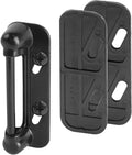 Prime-Line K 5004 Aluminum Painted Black, Spring-Loaded Screen Door Strike Plate by Prime-Line