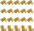 20Pack Seelink PEX Fittings, Pex 3/4" x 1/2" Male Threaded NPT Elbow | Brass by Seelink