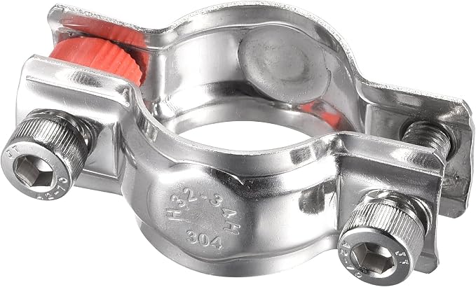 uxcell Wall Ceiling Mount Pipe Supports, 304 Stainless Steel Adjustable Pipe - Image 4