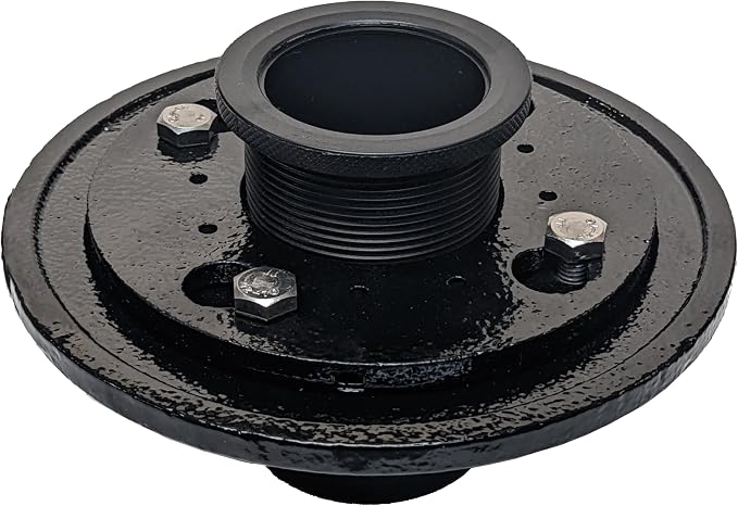 2 Inch Cast Iron Shower Drain Base by SereneDrains
