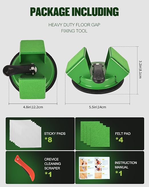 Floor Gap Fixer Tool for Laminate Repair, Floor Suction Cup Tool for Gaps - Image 7